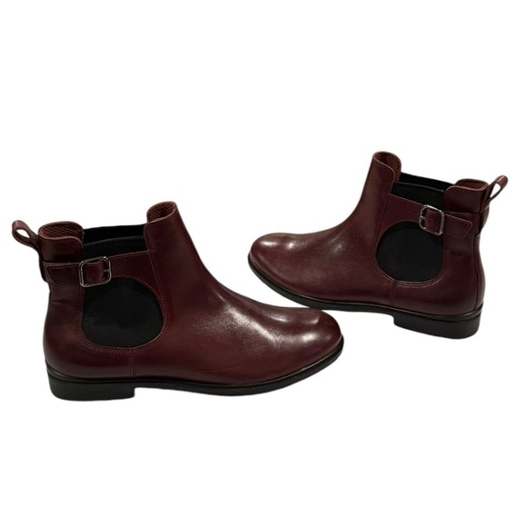 ECCO Women’s Leather Chelsea Ankle Boots Size 9-9.5 - Picture 9 of 11